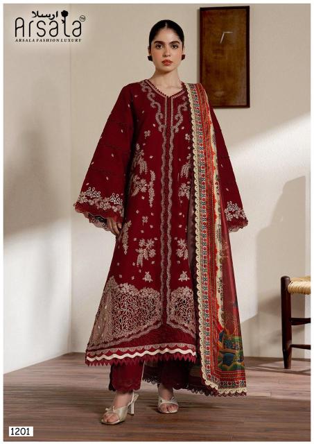 Arsala amira vol-12 dress material for suits in wholesale